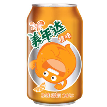 【京东超市】美年达(mirinda)美年达橙味 把乐带回家 330ml*24听 箱装