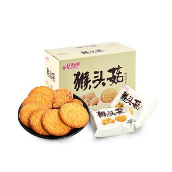 慕丝妮 猴头菇味酥性饼干720g约27袋19.9元